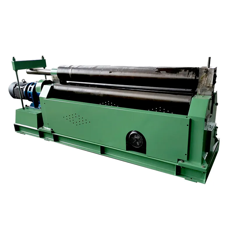 Máquina de Curvar Chapas Mecânica Simétrica de 3 Rolos 12x2500mm