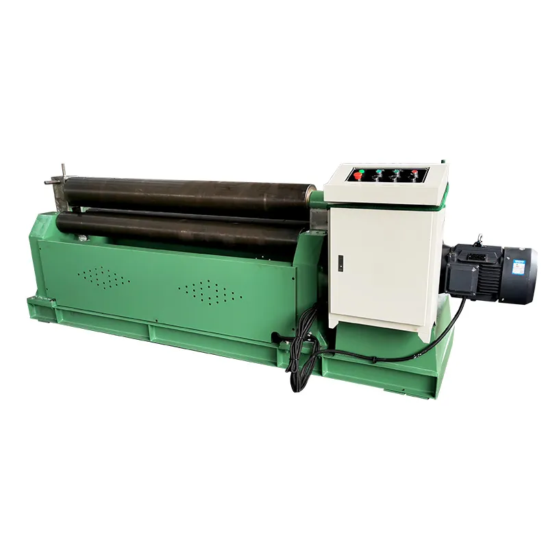 Máquina de Curvar Chapas Mecânica Simétrica de 3 Rolos 12x2500mm